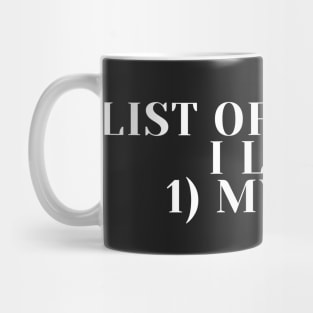 List Of People I Like My Dog Mug